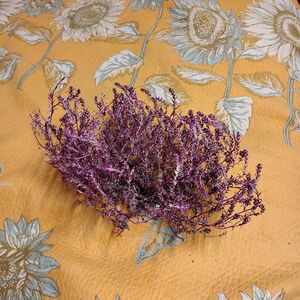 Purple Floral Home Accent